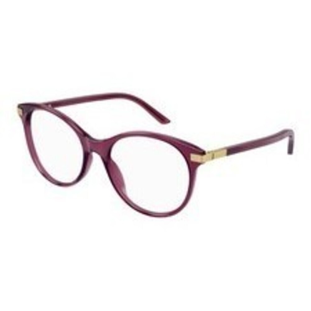 NWT Gucci GG1450O-003 Burgundy Round 53mm Eyeglasses